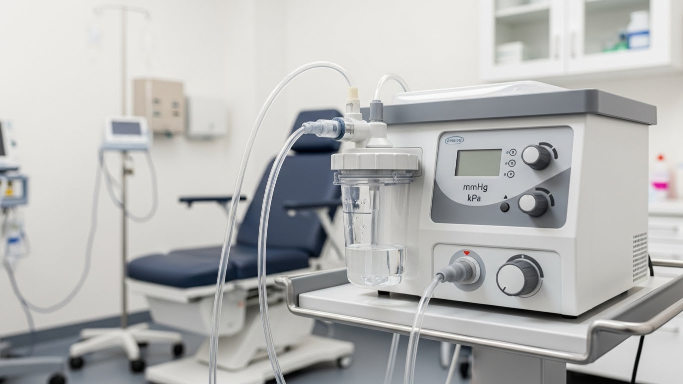 suction machine in a clinic