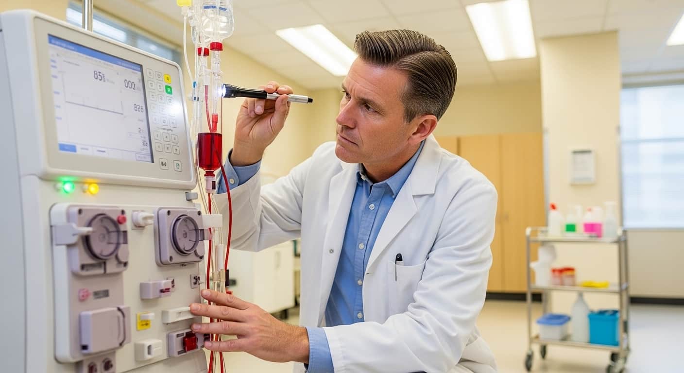 how does a dialysis machine work