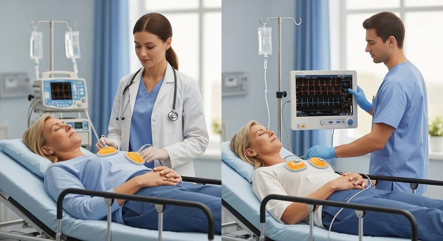 defibrillation vs cardioversion