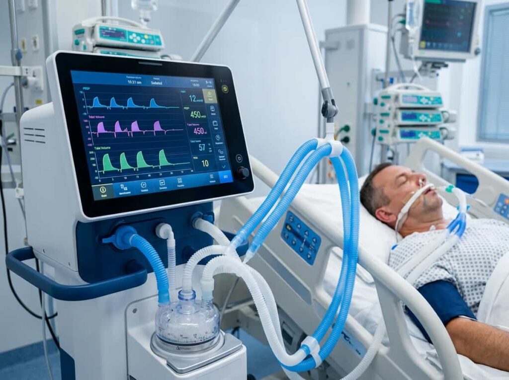 medical ventilator machine