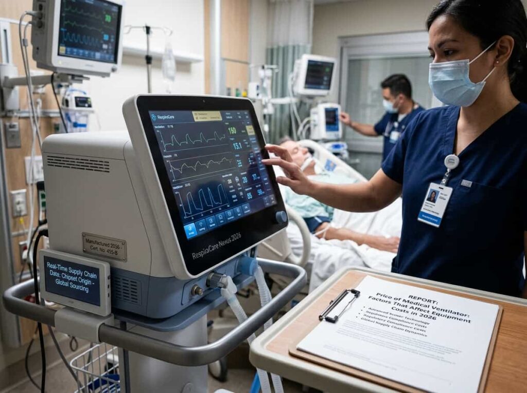 price of medical ventilator
