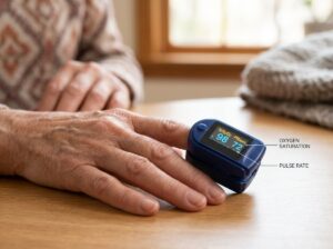 what are the 2 readings on a pulse oximeter